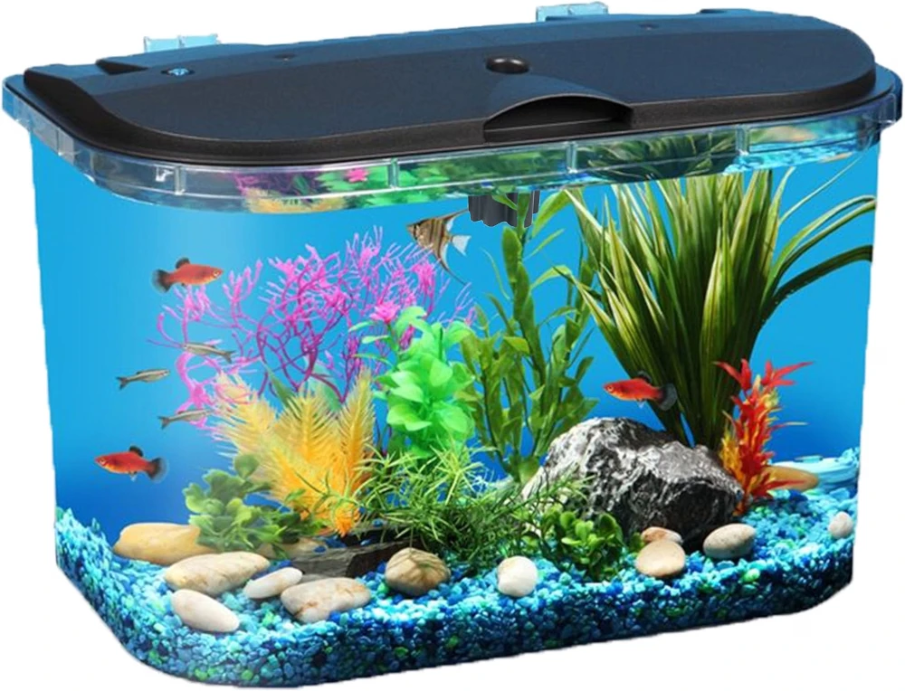 Koller Products 5 Gallon Aquarium Kit for Guppies