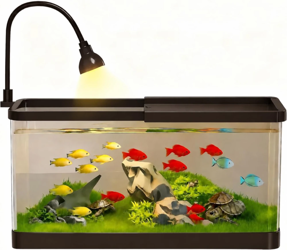 MCCKLE 5 Gallon Fish Tank Kit for Guppies